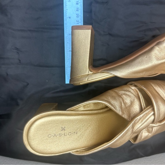 Caslon Laurette Metallic Gold Sandal Sz 8.5 - Picture 8 of 10